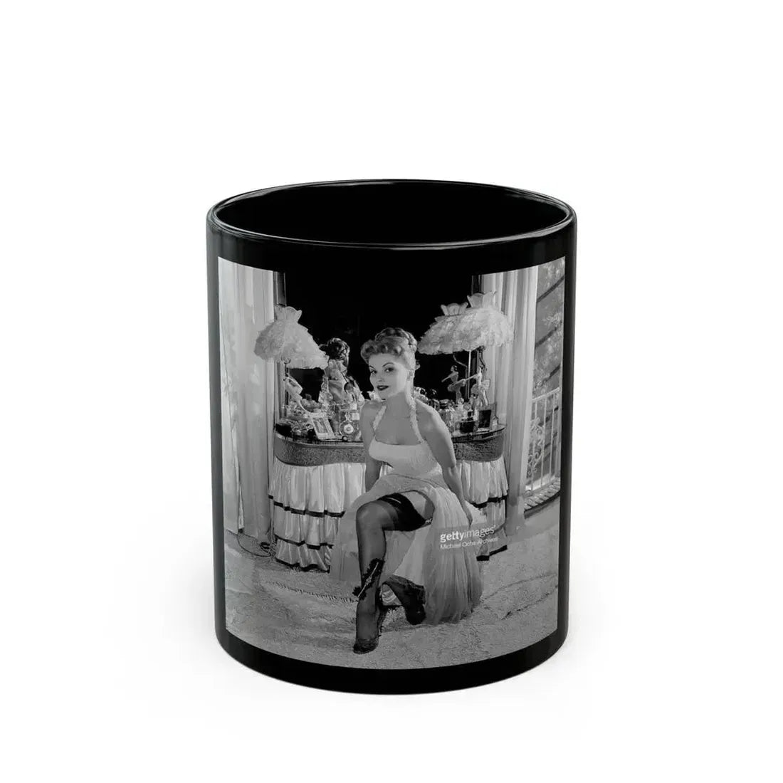 Debra Paget #310 (Vintage Female Icon) Black Coffee Mug 11oz - Go Mug Yourself