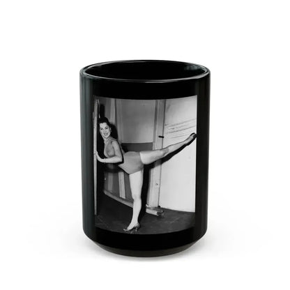 Debra Paget #316 (Vintage Female Icon) Black Coffee Mug 15oz - Go Mug Yourself
