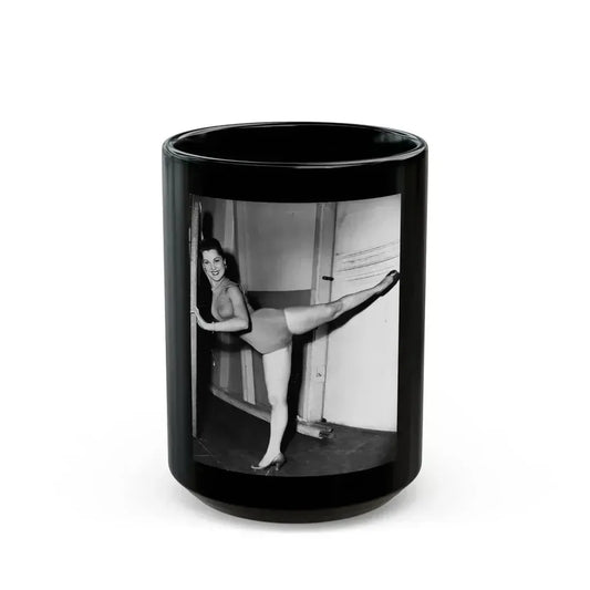 Debra Paget #316 (Vintage Female Icon) Black Coffee Mug 15oz - Go Mug Yourself
