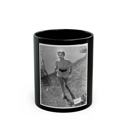 Debra Paget #317 (Vintage Female Icon) Black Coffee Mug 11oz - Go Mug Yourself
