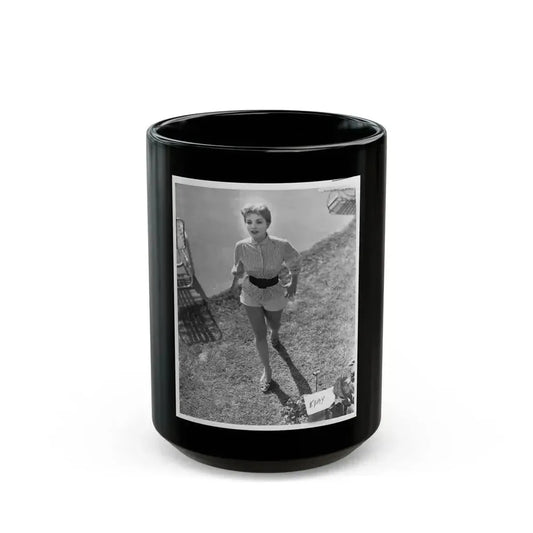 Debra Paget #317 (Vintage Female Icon) Black Coffee Mug 15oz - Go Mug Yourself
