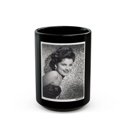 Debra Paget #343 (Vintage Female Icon) Black Coffee Mug-15oz-Go Mug Yourself