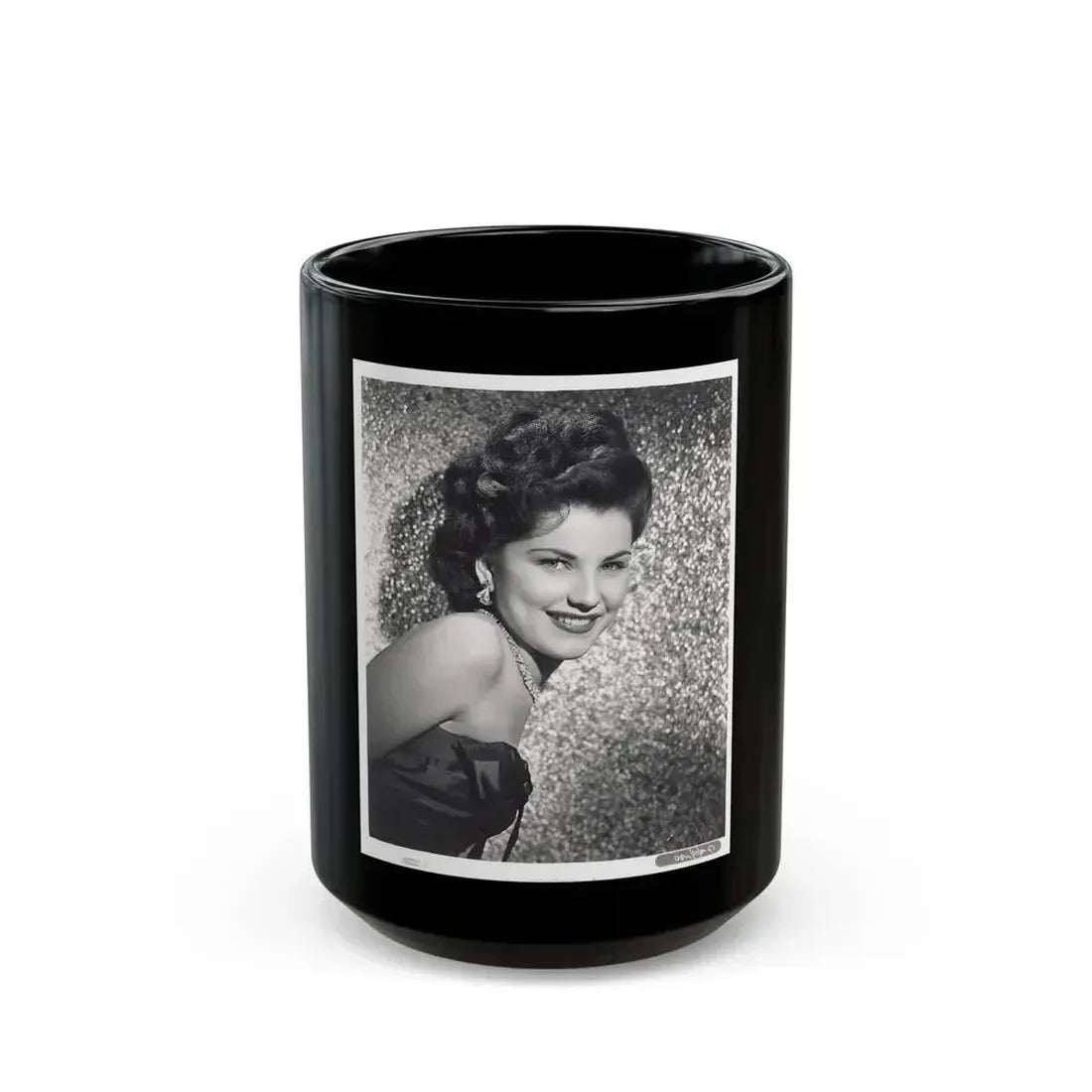 Debra Paget #343 (Vintage Female Icon) Black Coffee Mug 15oz - Go Mug Yourself