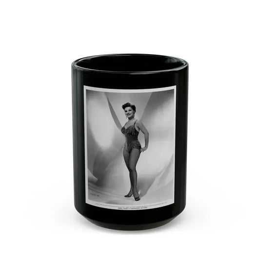 Debra Paget #350 (Vintage Female Icon) Black Coffee Mug 15oz - Go Mug Yourself