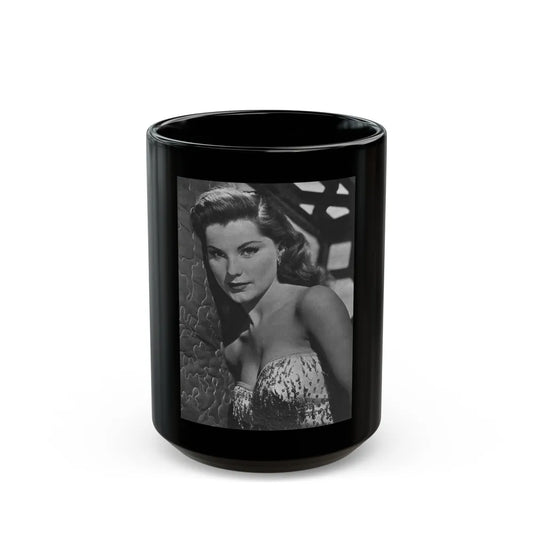 Debra Paget #357 (Vintage Female Icon) Black Coffee Mug-15oz-Go Mug Yourself