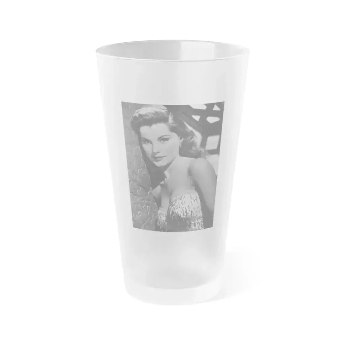 Debra Paget #357 (Vintage Female Icon) Frosted Pint Glass 16oz 16oz Frosted - Go Mug Yourself