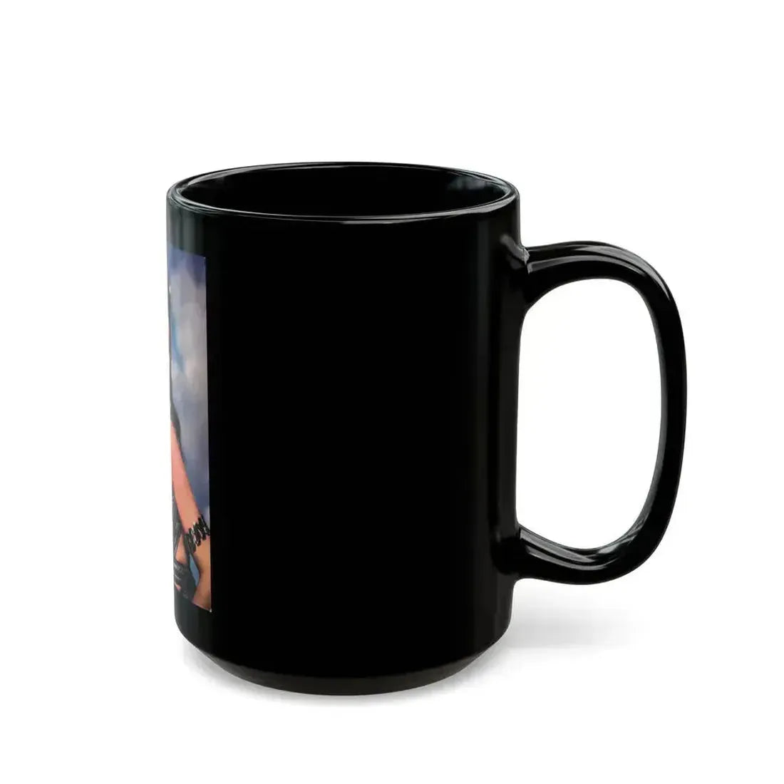 Debra Paget #36 1 (Vintage Female Icon) Black Coffee Mug - Go Mug Yourself