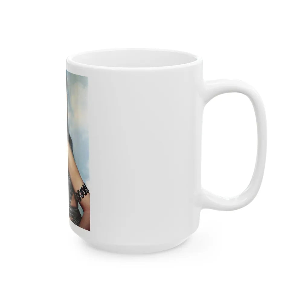 Debra Paget #36 (Vintage Female Icon) White Coffee Mug-Go Mug Yourself