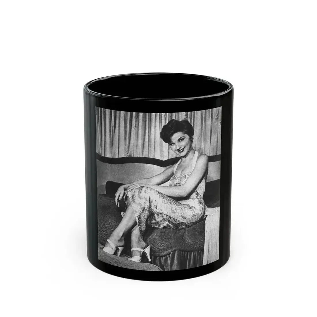 Debra Paget #362 (Vintage Female Icon) Black Coffee Mug 11oz - Go Mug Yourself