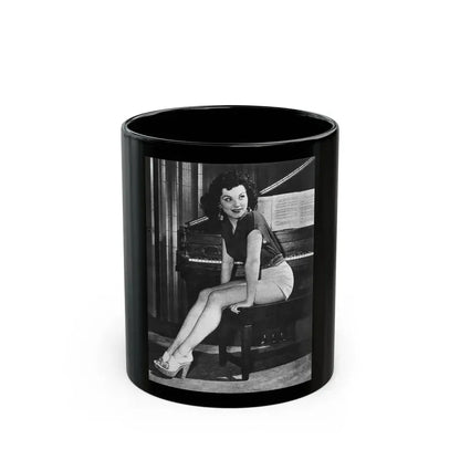 Debra Paget #363 (Vintage Female Icon) Black Coffee Mug 11oz - Go Mug Yourself