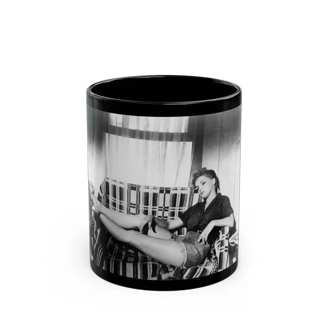 Debra Paget #366 (Vintage Female Icon) Black Coffee Mug 11oz - Go Mug Yourself