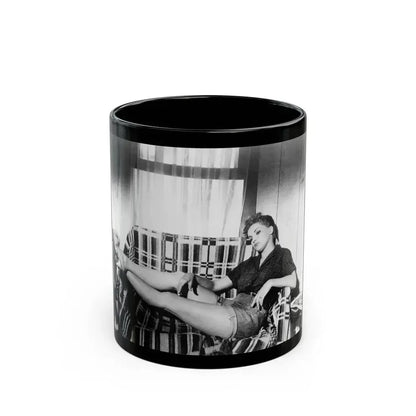 Debra Paget #366 (Vintage Female Icon) Black Coffee Mug 11oz - Go Mug Yourself