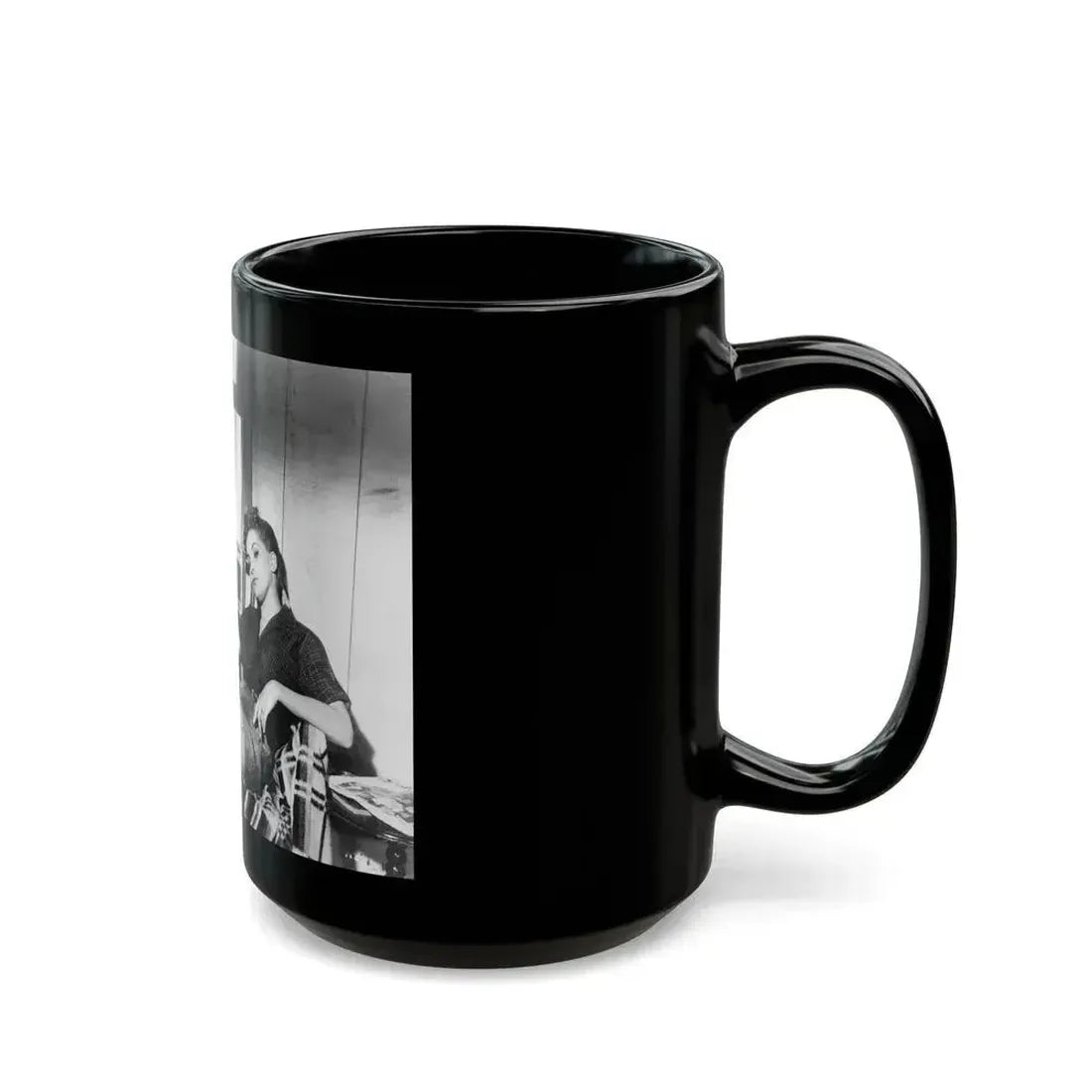Debra Paget #366 (Vintage Female Icon) Black Coffee Mug - Go Mug Yourself