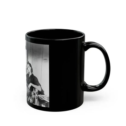Debra Paget #366 (Vintage Female Icon) Black Coffee Mug - Go Mug Yourself