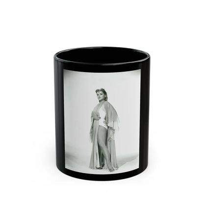 Debra Paget #367 (Vintage Female Icon) Black Coffee Mug-11oz-Go Mug Yourself