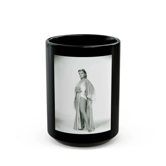 Debra Paget #367 (Vintage Female Icon) Black Coffee Mug 15oz - Go Mug Yourself