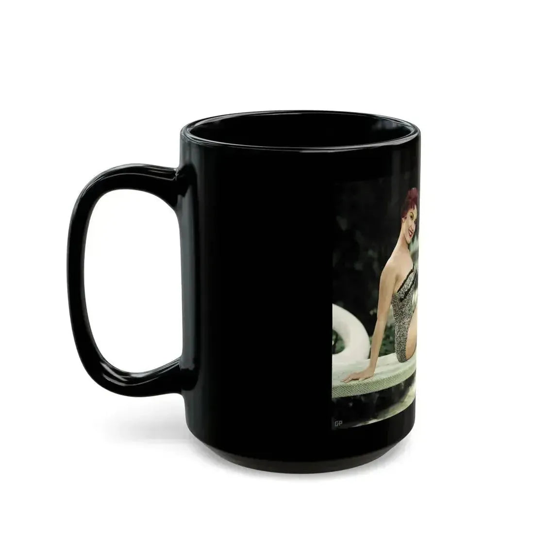 Debra Paget #370 1 (Vintage Female Icon) Black Coffee Mug - Go Mug Yourself
