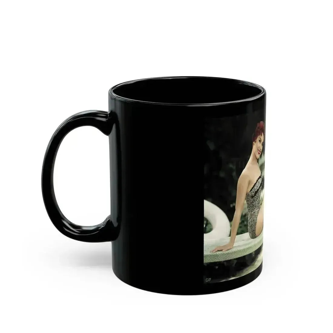 Debra Paget #370 1 (Vintage Female Icon) Black Coffee Mug - Go Mug Yourself