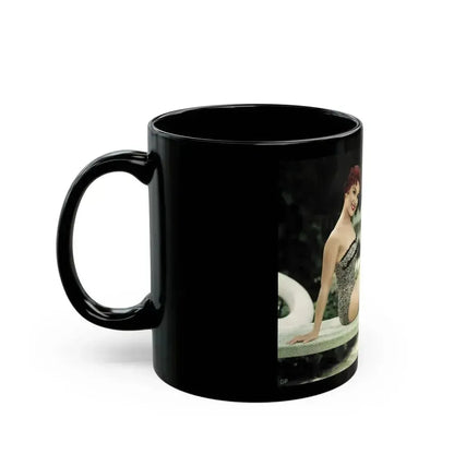 Debra Paget #370 1 (Vintage Female Icon) Black Coffee Mug - Go Mug Yourself