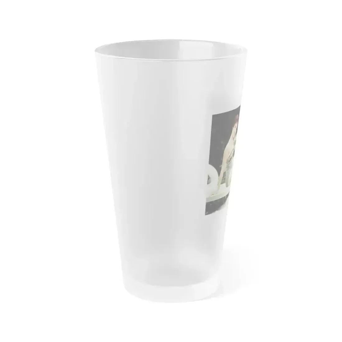 Debra Paget #370 1 (Vintage Female Icon) Frosted Pint Glass 16oz - Go Mug Yourself