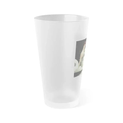 Debra Paget #370 1 (Vintage Female Icon) Frosted Pint Glass 16oz - Go Mug Yourself