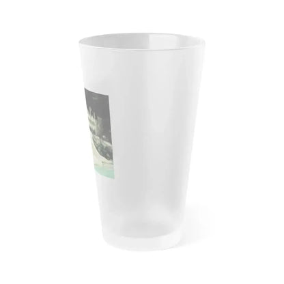 Debra Paget #370 1 (Vintage Female Icon) Frosted Pint Glass 16oz - Go Mug Yourself