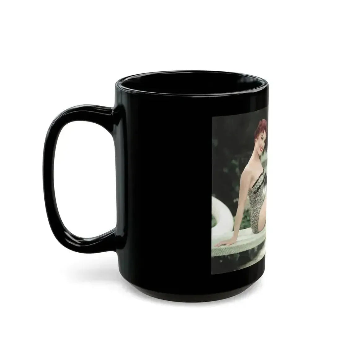Debra Paget #370 2 (Vintage Female Icon) Black Coffee Mug - Go Mug Yourself