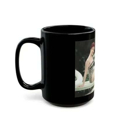 Debra Paget #370 2 (Vintage Female Icon) Black Coffee Mug - Go Mug Yourself