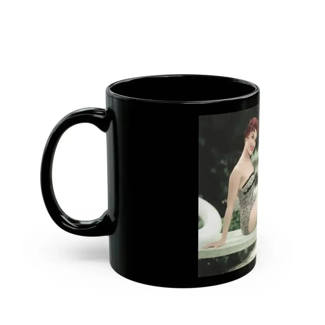 Debra Paget #370 2 (Vintage Female Icon) Black Coffee Mug - Go Mug Yourself