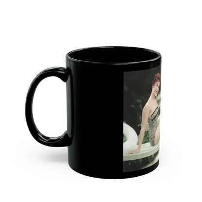 Debra Paget #370 2 (Vintage Female Icon) Black Coffee Mug - Go Mug Yourself