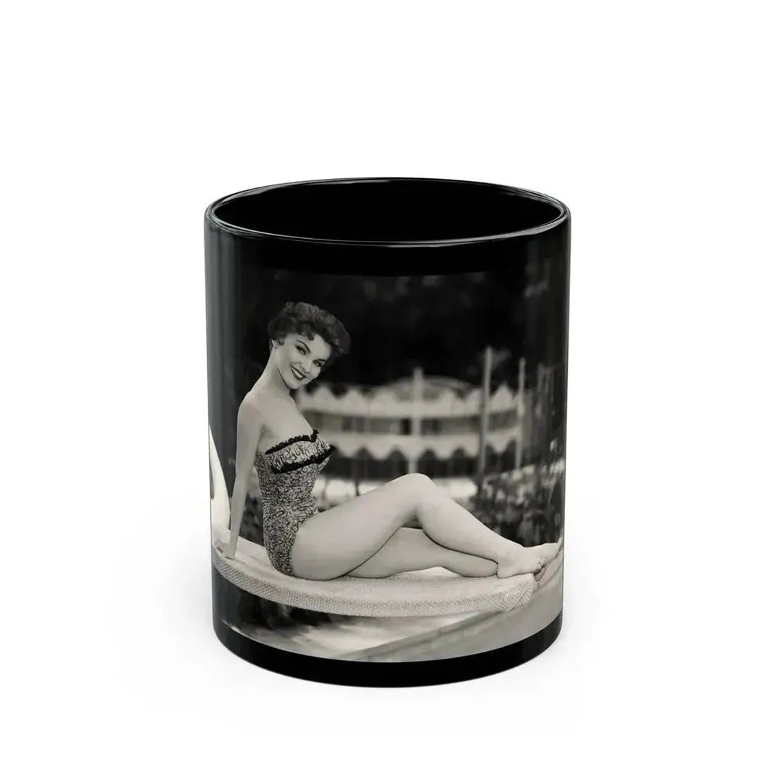 Debra Paget #370 (Vintage Female Icon) Black Coffee Mug 11oz - Go Mug Yourself