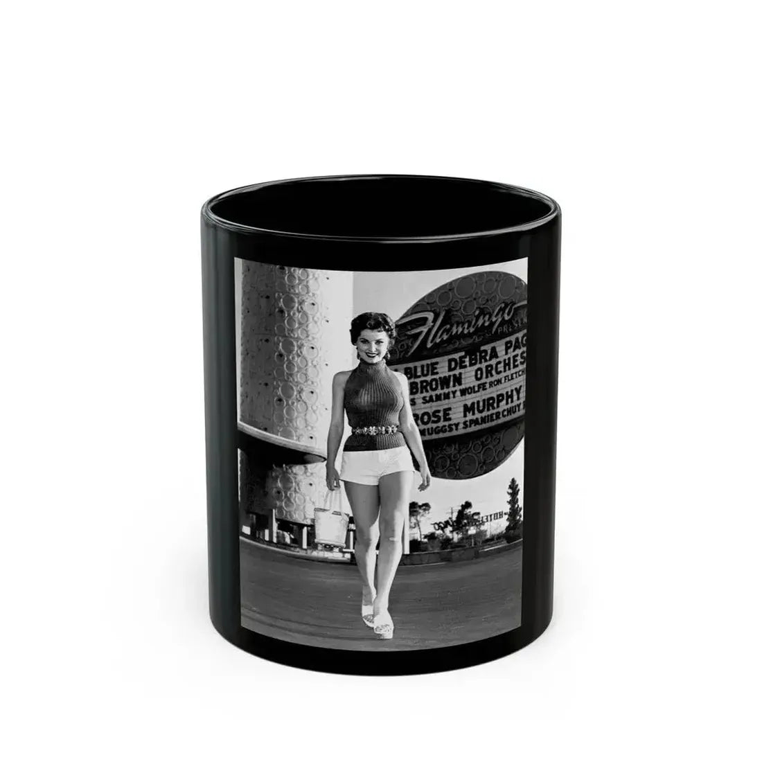 Debra Paget #371 (Vintage Female Icon) Black Coffee Mug 11oz - Go Mug Yourself