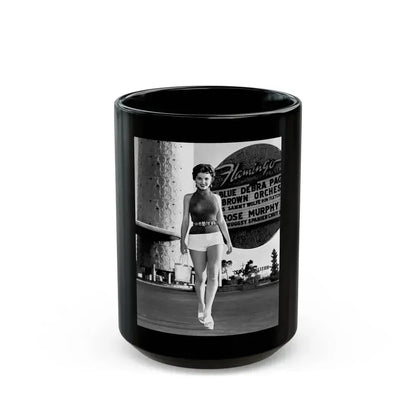 Debra Paget #371 (Vintage Female Icon) Black Coffee Mug 15oz - Go Mug Yourself