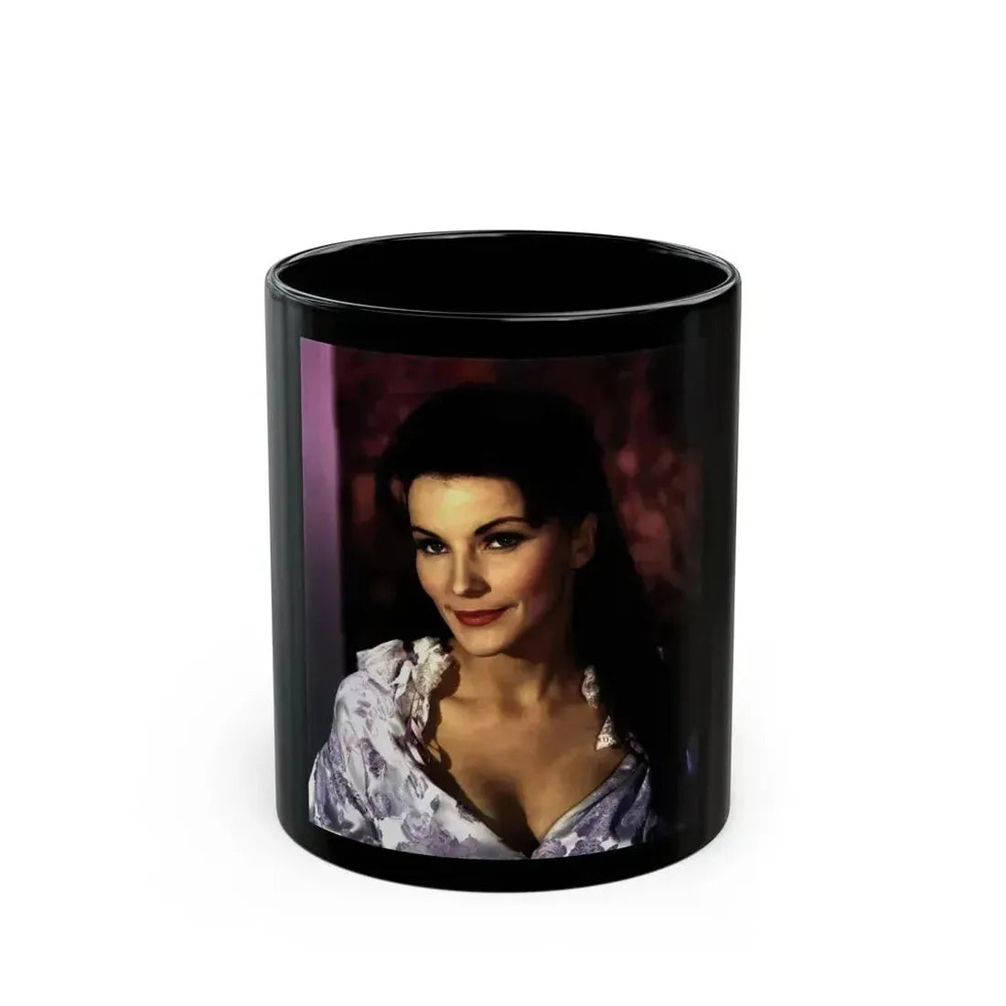 Debra Paget #374 (Vintage Female Icon) Black Coffee Mug 11oz - Go Mug Yourself