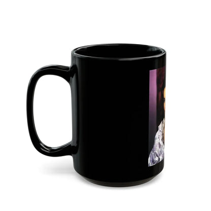 Debra Paget #374 (Vintage Female Icon) Black Coffee Mug-Go Mug Yourself