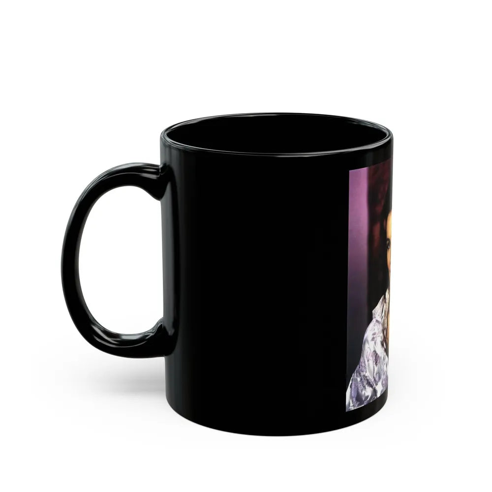 Debra Paget #374 (Vintage Female Icon) Black Coffee Mug-Go Mug Yourself