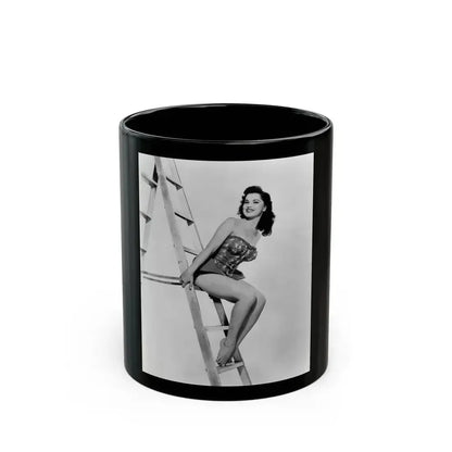 Debra Paget #377 1 (Vintage Female Icon) Black Coffee Mug 11oz - Go Mug Yourself