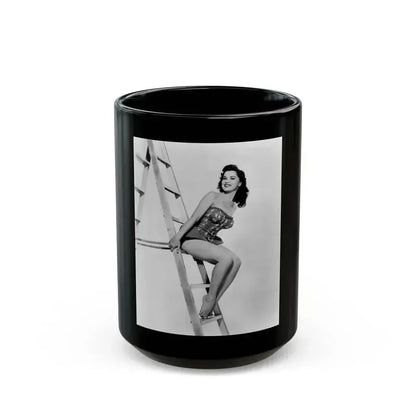 Debra Paget #377 1 (Vintage Female Icon) Black Coffee Mug 15oz - Go Mug Yourself