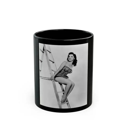 Debra Paget #377 2 (Vintage Female Icon) Black Coffee Mug 11oz - Go Mug Yourself