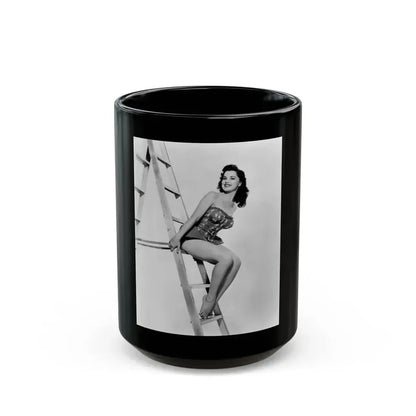 Debra Paget #377 2 (Vintage Female Icon) Black Coffee Mug 15oz - Go Mug Yourself