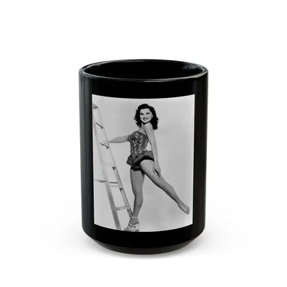 Debra Paget #378 1 (Vintage Female Icon) Black Coffee Mug 15oz - Go Mug Yourself