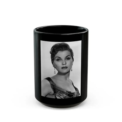 Debra Paget #400 (Vintage Female Icon) Black Coffee Mug 15oz - Go Mug Yourself