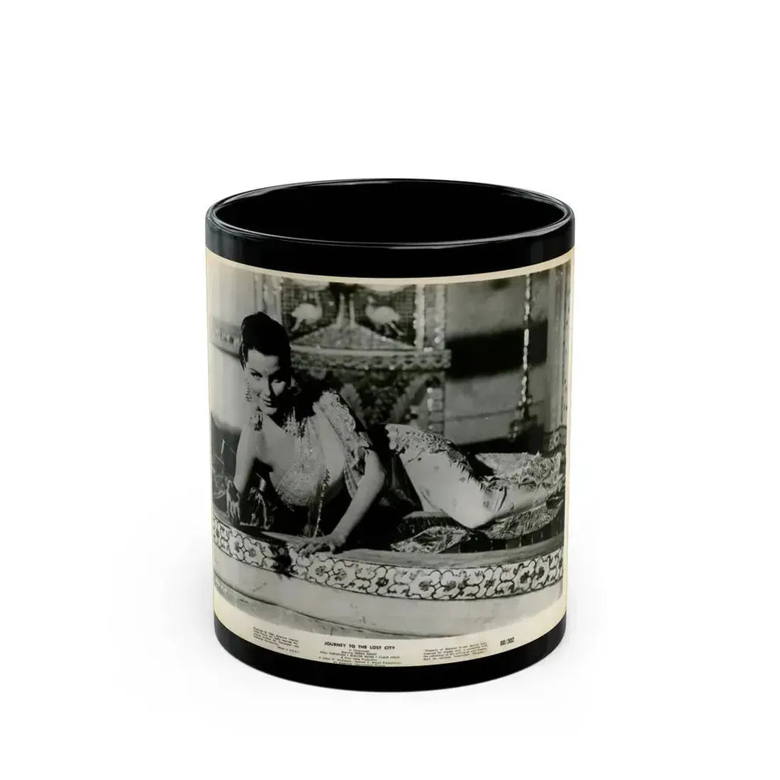 Debra Paget #420 (Vintage Female Icon) Black Coffee Mug 11oz - Go Mug Yourself
