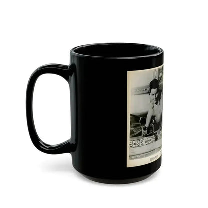 Debra Paget #420 (Vintage Female Icon) Black Coffee Mug - Go Mug Yourself