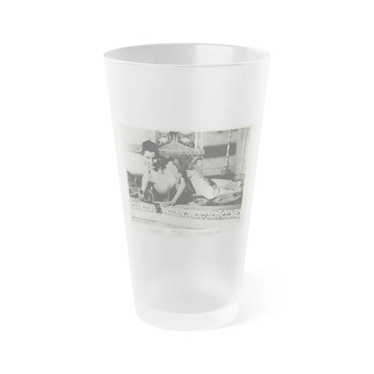 Debra Paget #420 (Vintage Female Icon) Frosted Pint Glass 16oz-16oz-Frosted-Go Mug Yourself