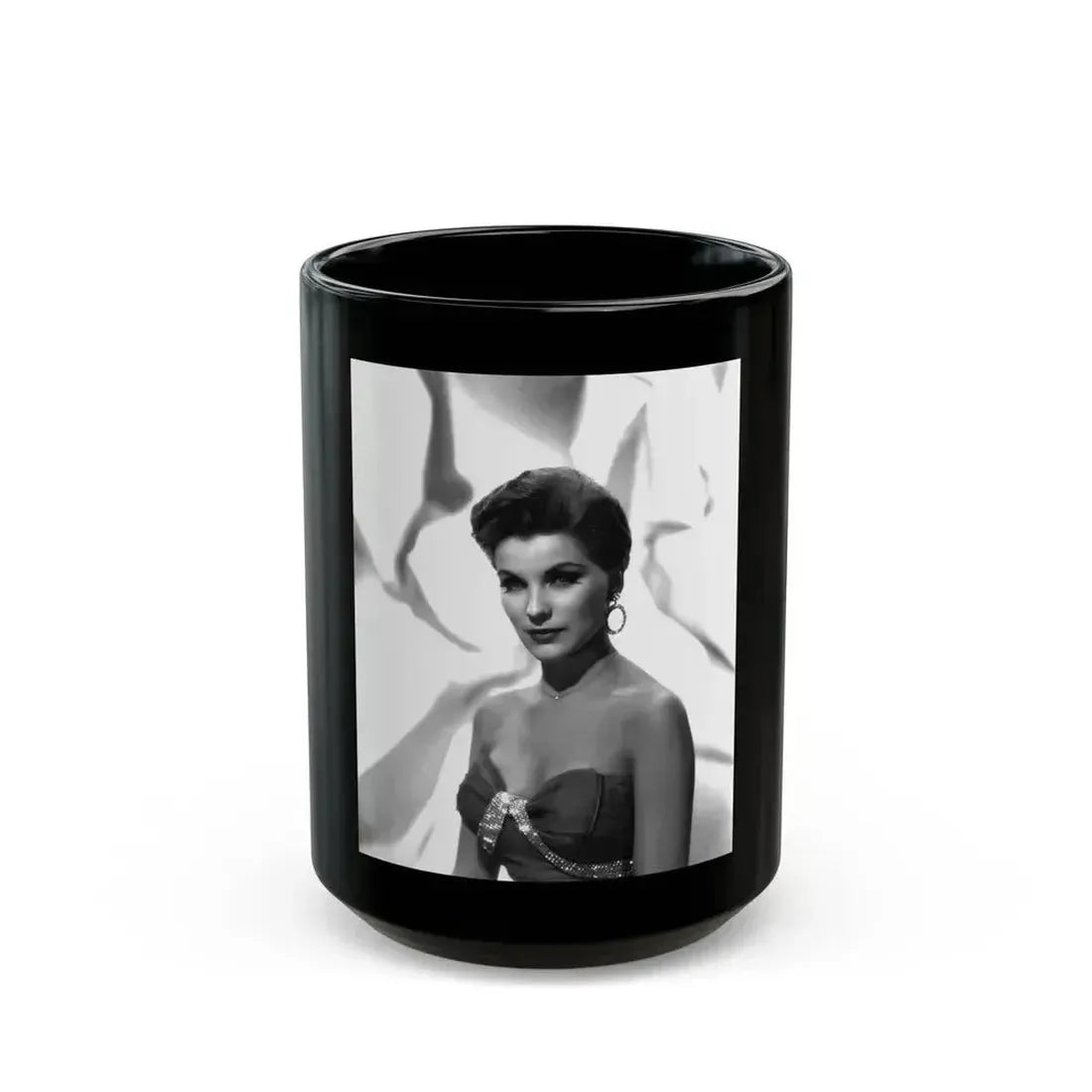 Debra Paget #425 1 (Vintage Female Icon) Black Coffee Mug 15oz - Go Mug Yourself