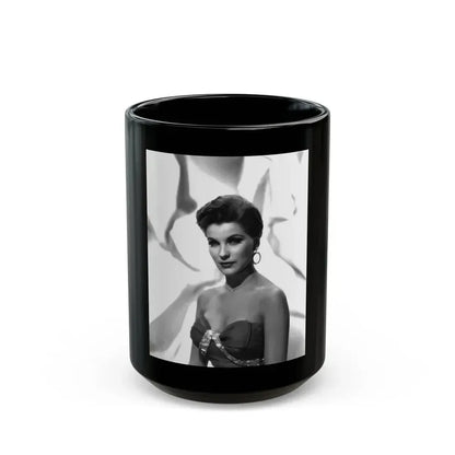 Debra Paget #425 1 (Vintage Female Icon) Black Coffee Mug 15oz - Go Mug Yourself