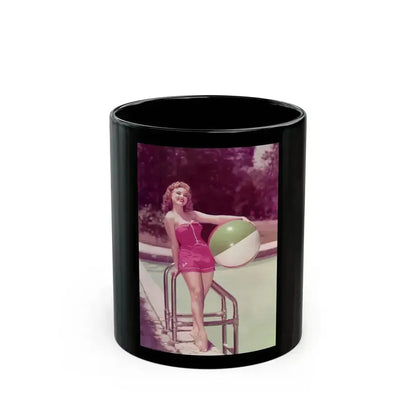 Debra Paget #448 2 (Vintage Female Icon) Black Coffee Mug 11oz - Go Mug Yourself