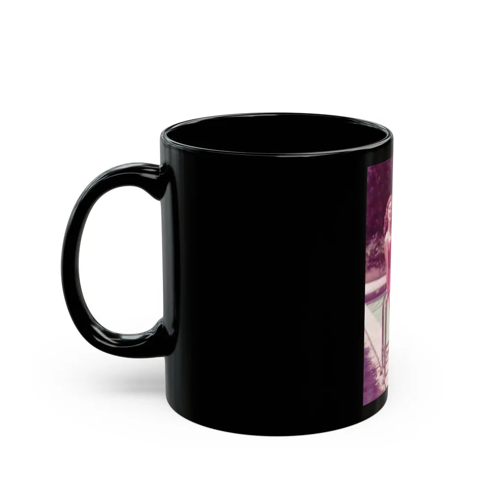 Debra Paget #448 (Vintage Female Icon) Black Coffee Mug-Go Mug Yourself