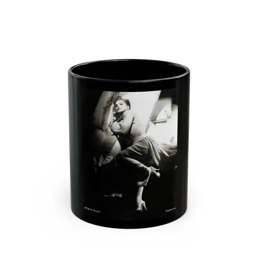 Debra Paget #452 1 (Vintage Female Icon) Black Coffee Mug 11oz - Go Mug Yourself